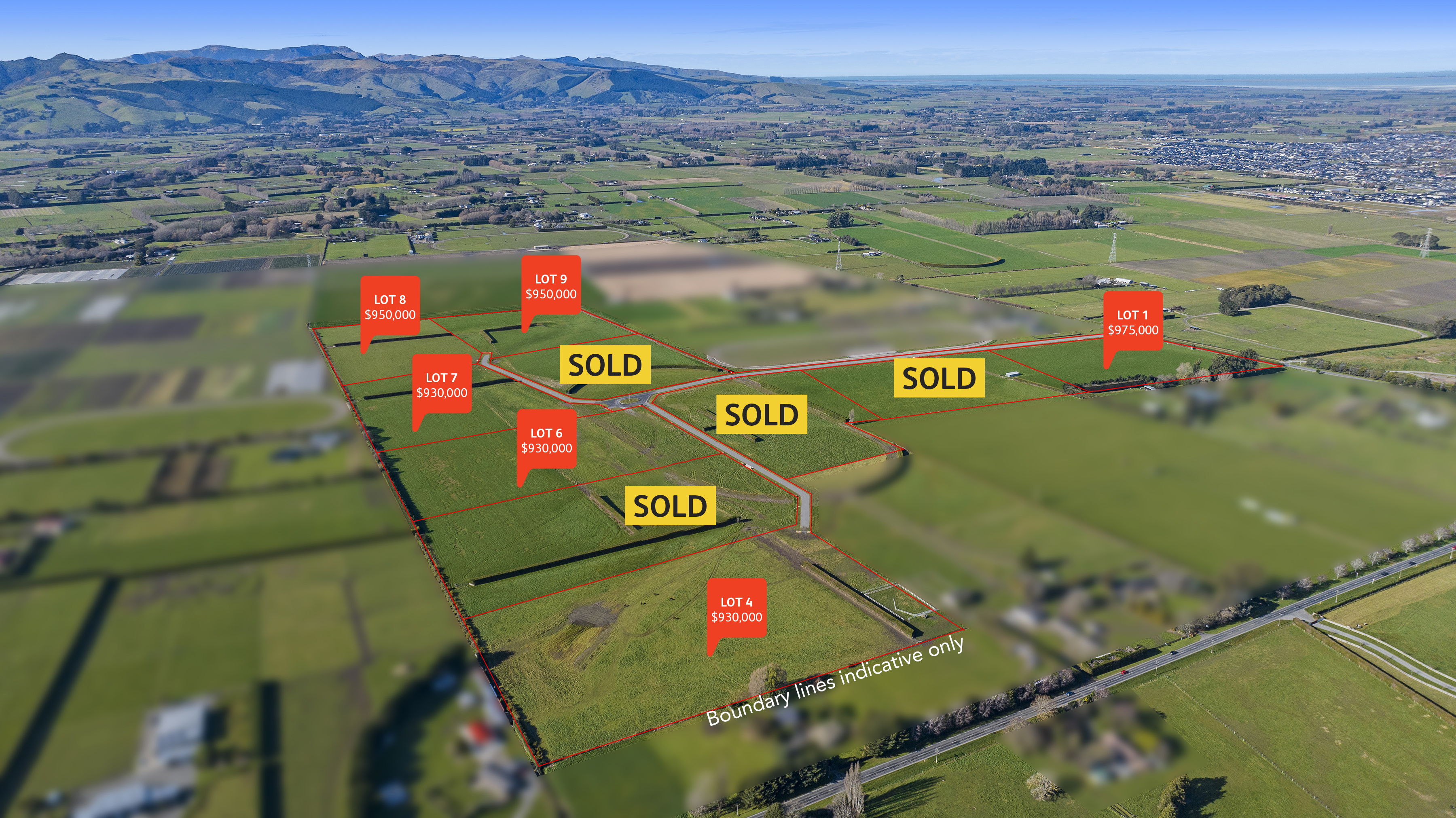Robinsons Road Stunning Bare Land Blocks, Prebbleton, Selwyn For Sale